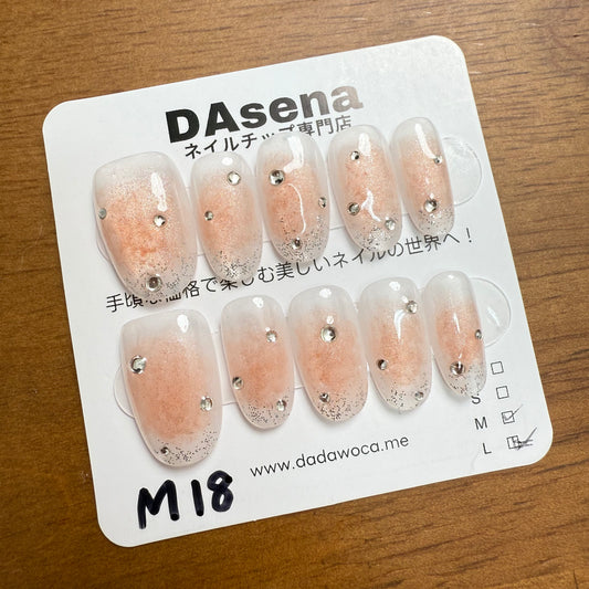【日本製・数量限定】DAsena JAPAN PREMIUM NAIL TIPS DJP-M18-XX